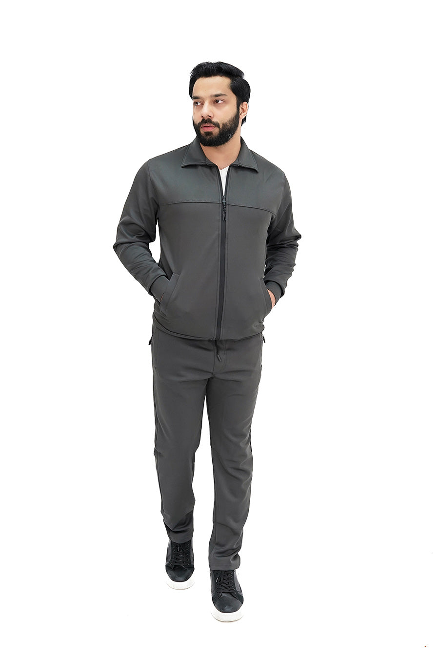 Charcoal Grey-TrackSuit