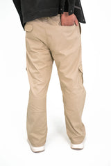 Beige Baggy Trouser
