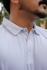 Imported Dry-Fit Polo - White