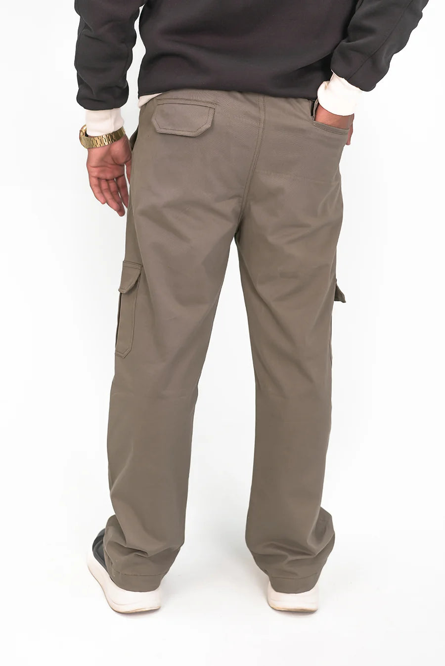 Olive Loose fit Trouser