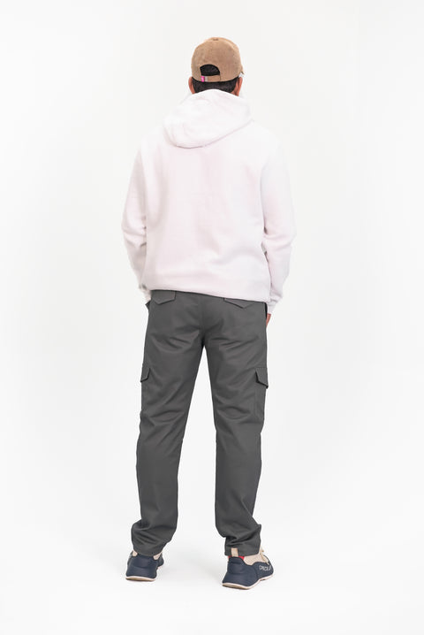 Shining Grey Loose Fit Trouser — Elevated Streetwear Cut | Premium Fabric