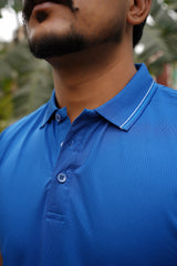 Imported Dry-Fit Polo - Blue