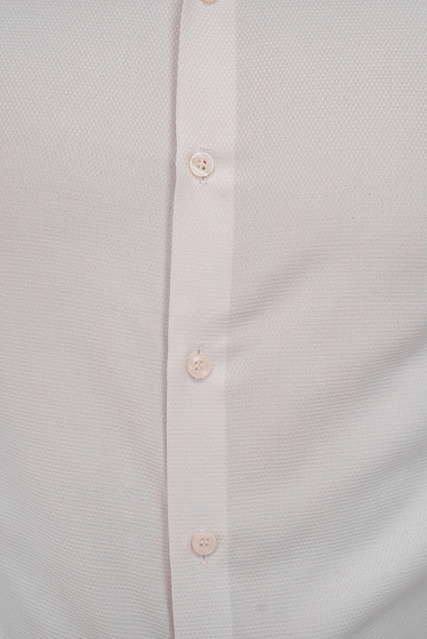 Light Peach Formal Cotton Shirt