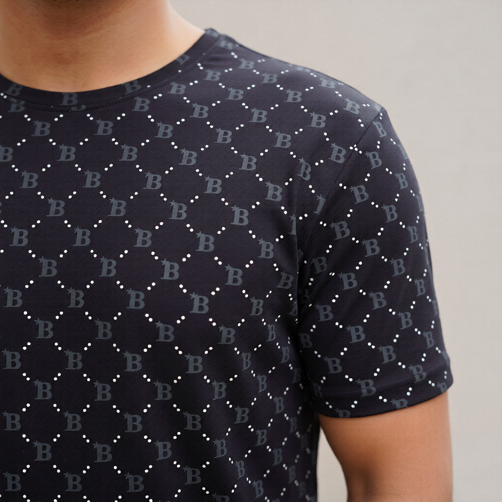 Imported Dry-Fit Tee - Black