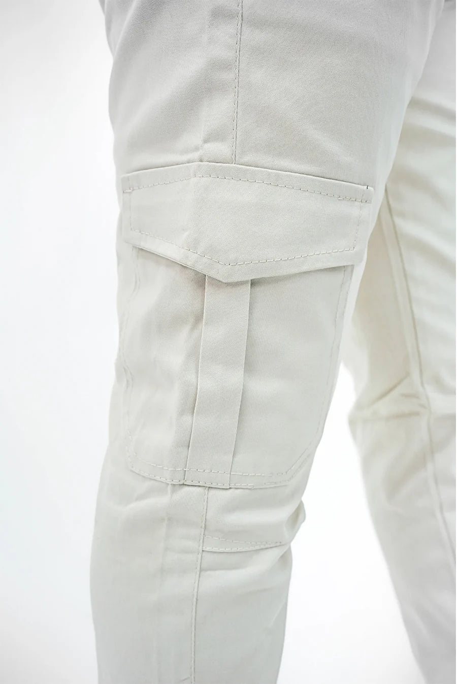 Light Beige Cargo Trouser