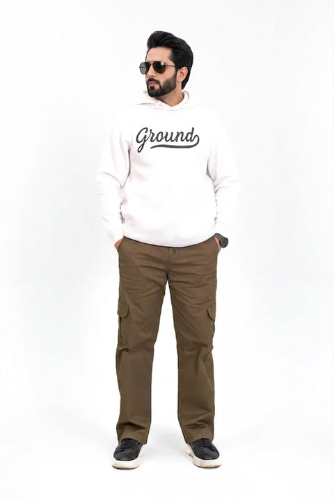 Brown Baggy Trouser — Relaxed Streetwear Fit | Premium Cotton Blend