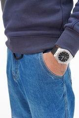 Mid Blue Loose Cargo Denim