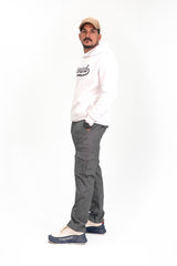Shining Grey Loose fit Trouser