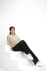 Classic Black Cargo Denim