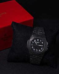 Patek Black Arabic Watch