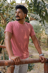 Imported Dry-Fit Tee - Baby Pink