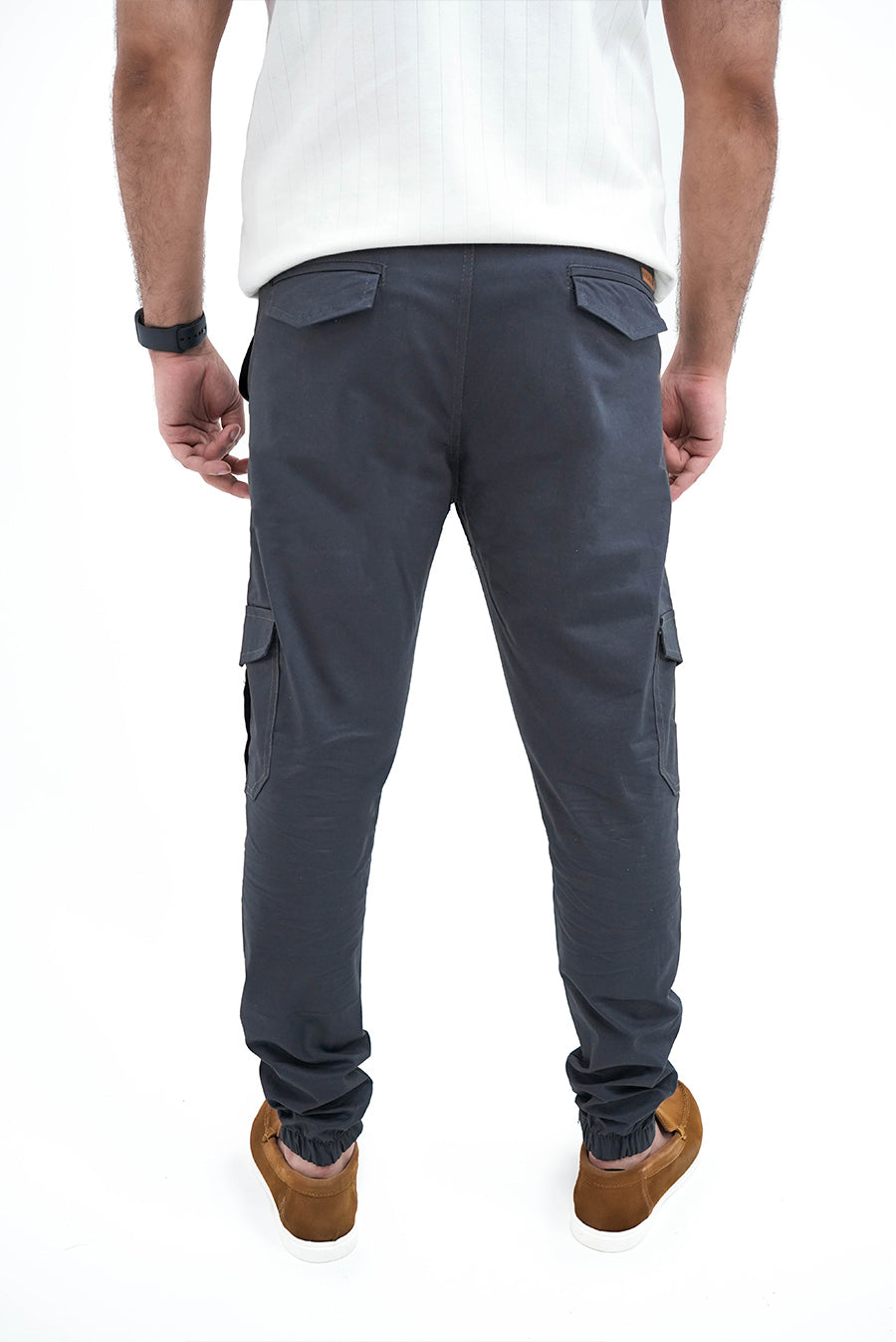 Dark Grey Cargo Trouser - Gripped Fit