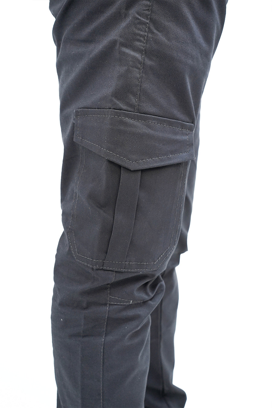Dark Grey Cargo Trouser - Gripped Fit