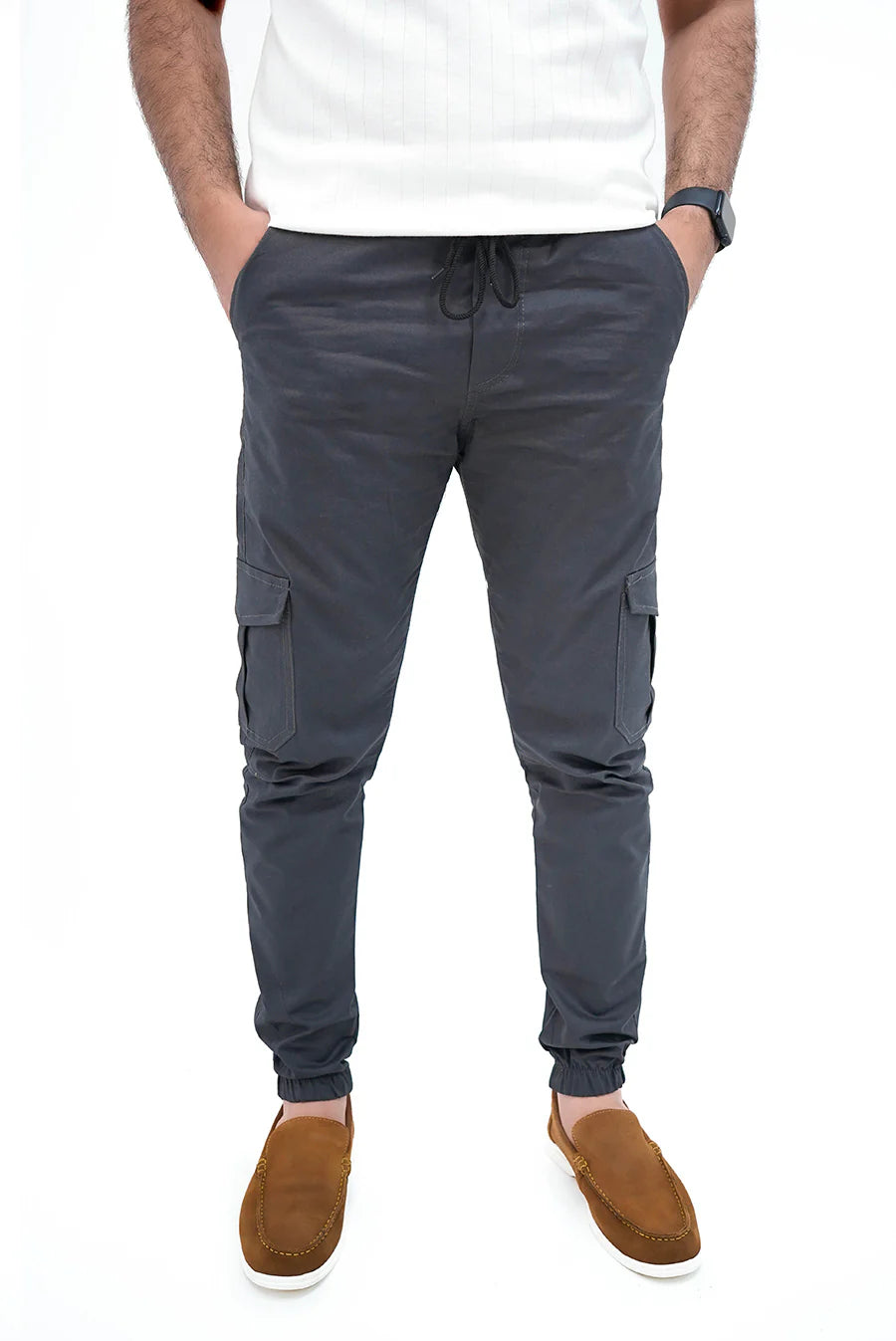 Dark Grey Loose fit Trouser