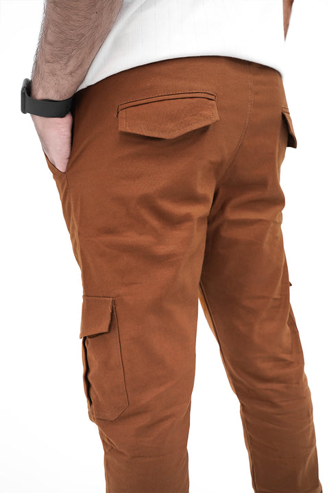 Cinnamon Cargo Trouser — Gripped & Straight Fit | 100% Cotton