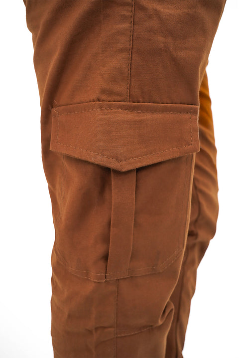 Cinnamon Cargo Trouser — Gripped & Straight Fit | 100% Cotton