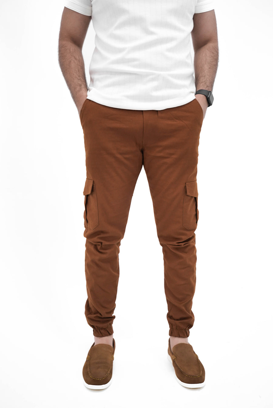 Cinnamon Cargo Trouser — Gripped & Straight Fit | 100% Cotton