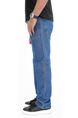 Loose Fit Patch Pocket Denim