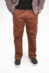 Orange Baggy Trouser