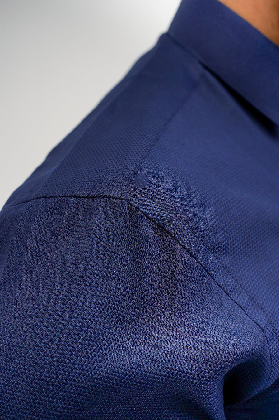 Navy Blue Formal Cotton Shirt