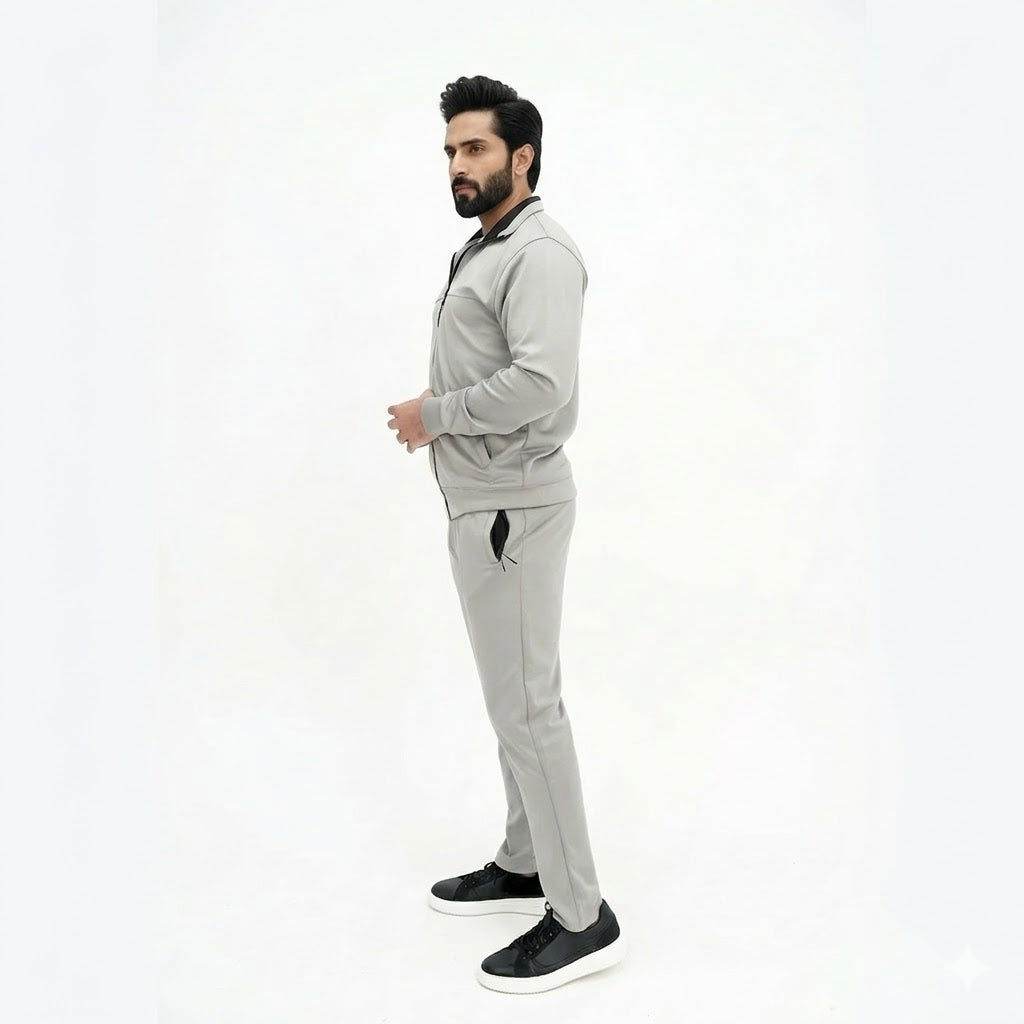 Light Grey-TrackSuit