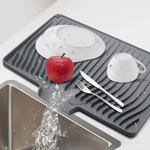 Anti-Slip Silicone Dish Drainer Mat