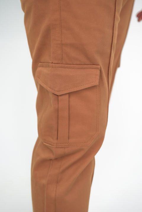 Orange Loose Fit Trouser — Wide Streetwear Cut | Premium Cotton Blend