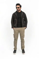 Olive Loose fit Trouser