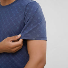 Imported Dry-Fit Tee - Mid Blue