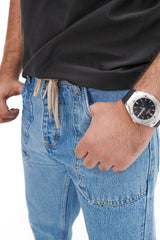 Light Wash Loose Denim