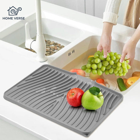Anti-Slip Silicone Dish Drainer Mat