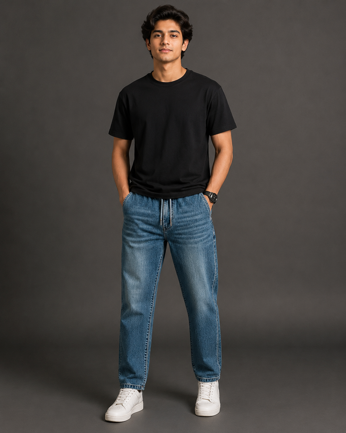 The Denim Jogger Cargo Jeans