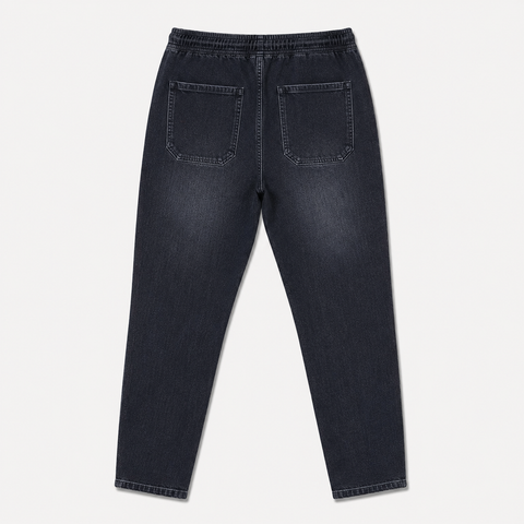 Denim Joggers — Dark Navy