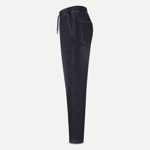 Denim Joggers — Dark Navy