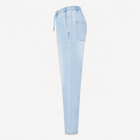 Denim Joggers — Light Ash Blue