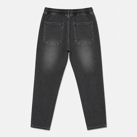 Denim Joggers — Charcoal Grey