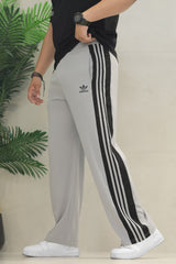 Adds Straight Side Lining Loose Baggy Trouser