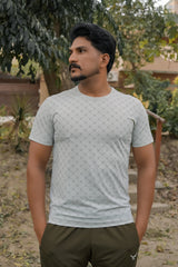 Imported Dry-Fit Tee - Mid Grey