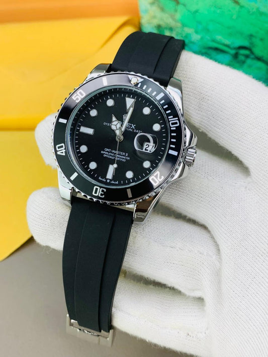 Rolex Silver Dial Watch