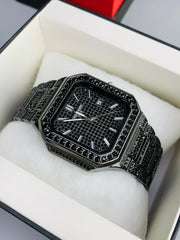 Patek Black Diamond Watch