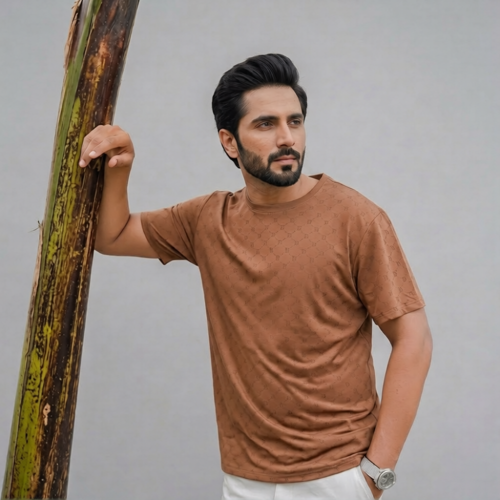 Imported Dry-Fit Tee - Camel