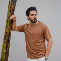 Imported Dry-Fit Tee - Camel