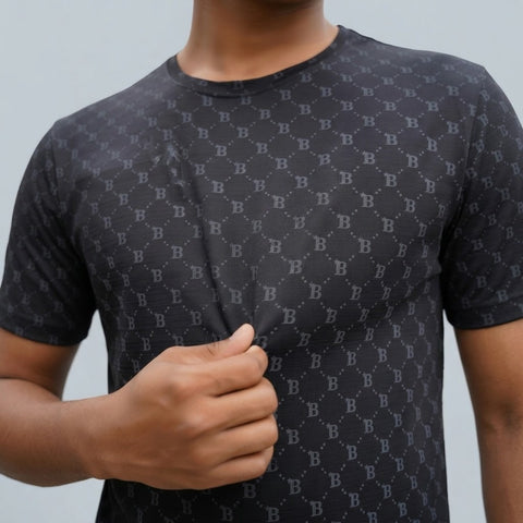 Imported Dry-Fit Tee - Black