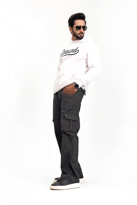 Black Baggy Trouser — Relaxed Streetwear Fit | Premium Cotton Blend