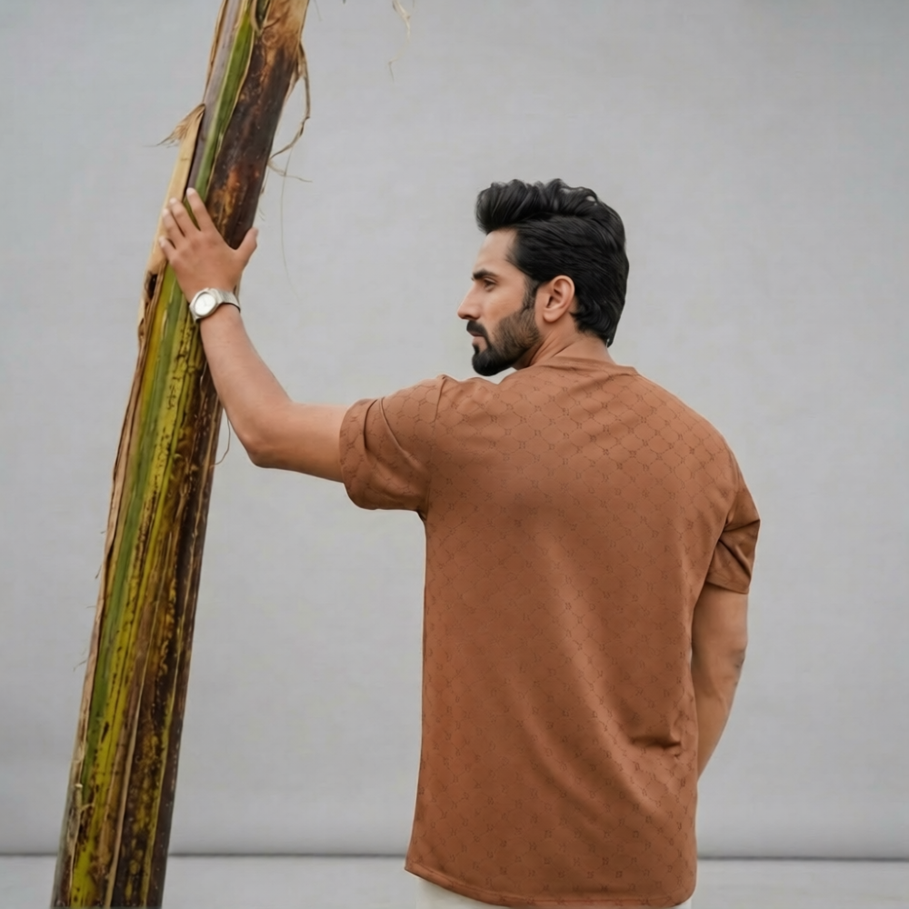 Imported Dry-Fit Tee - Camel