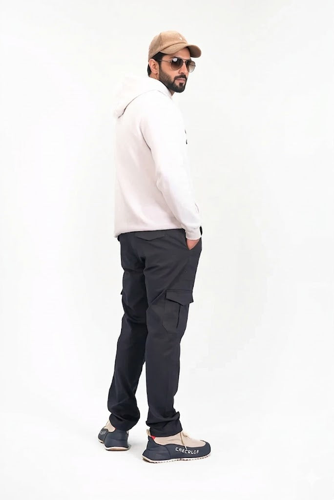 Navy Blue Baggy Trouser