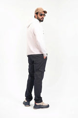 Navy Blue Baggy Trouser