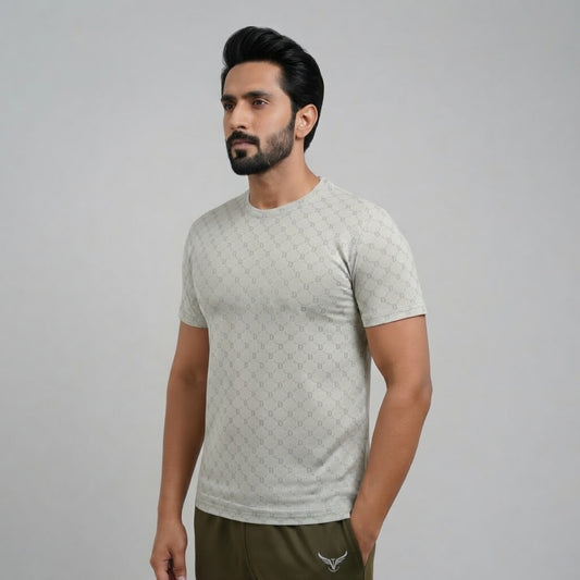 Imported Dry-Fit Tee - Mid Grey
