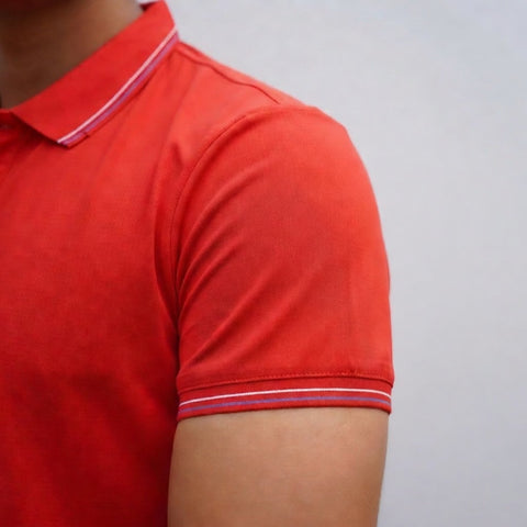 Imported Dry-Fit Polo - Red