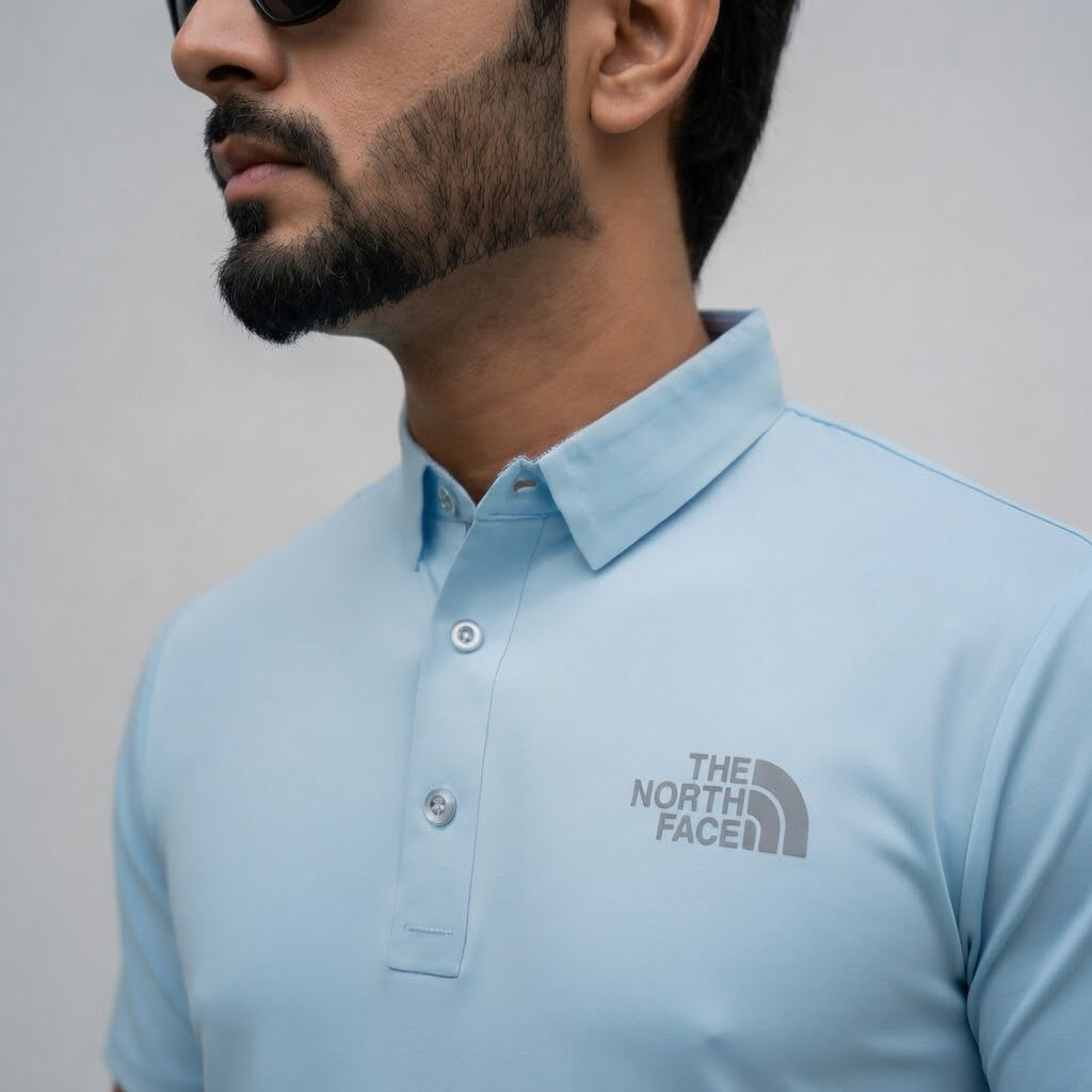 Imported Dry-Fit Polo - Sky Blue